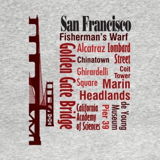 Sights of San Francisco T-Shirt